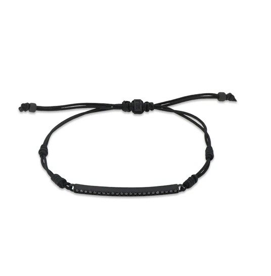 Bracelet Mano-J. Man in Titanium Diamante Black 0.25 Ct TNBTC1001 - TNBTC1001